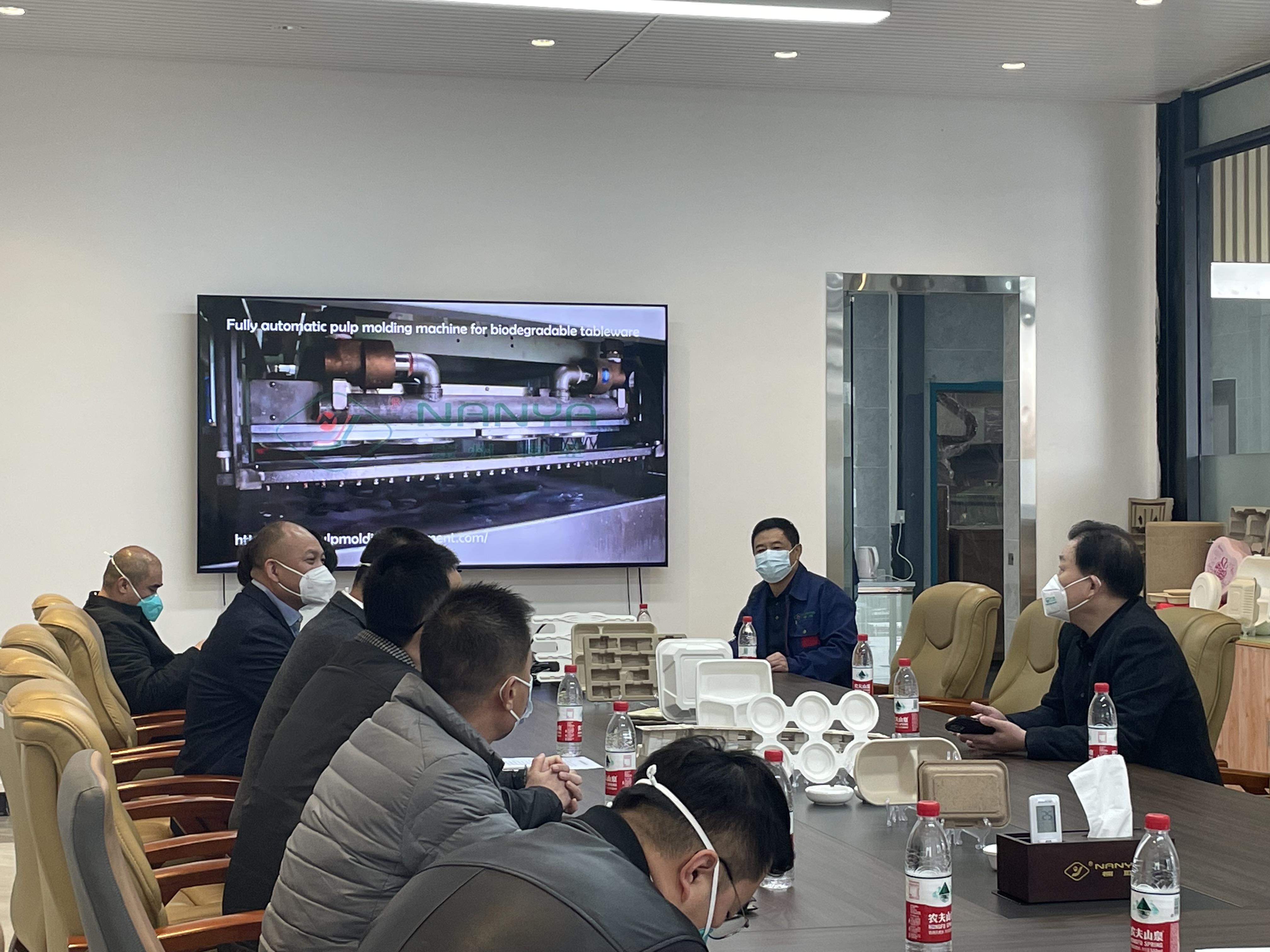 12·29 Leaders of Sanshui District visit Nanya company